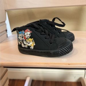 Paws patrol Black shoes , 4.5 ( 4.8inch)